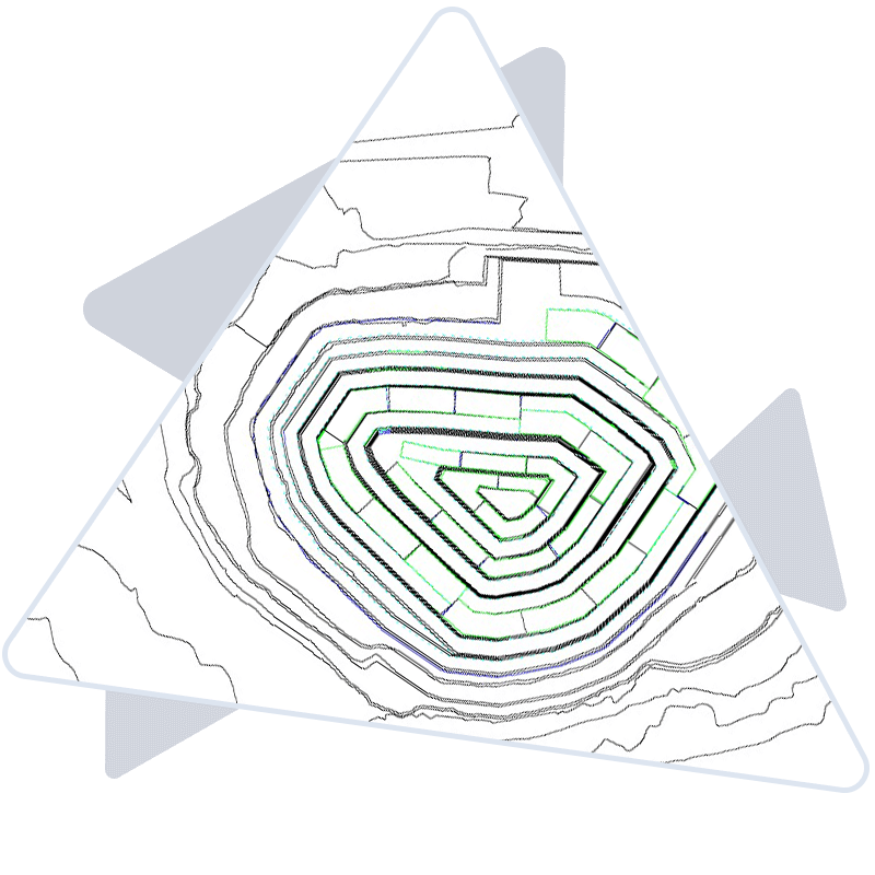 Land surveyor working with instrument on construction site